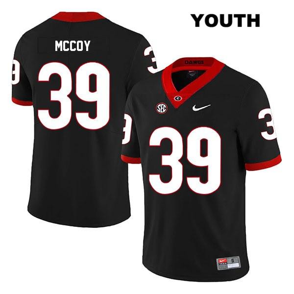 Georgia Bulldogs Youth KJ McCoy #39 NCAA Legend Authentic Black Nike Stitched College Football Jersey TDN0656ZU